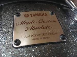 YAMAHA Maple Custom Absolute MAS1460H Vintage Snare Drum 14 x 6 from Japan F/S