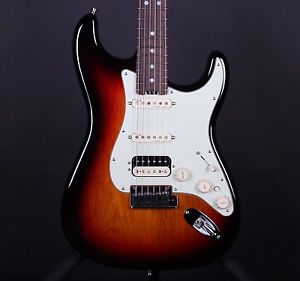 Fender Elite American Stratocaster HSS 3-tone Sunburst Electric Guitar S#0055