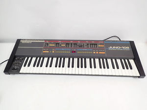 Roland JUNO-106 Vintage Analog polyphonic synthesizer Top Condition Keyboard 61