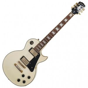 Epiphone Les Paul Custom White Mahogany Body Used Electric Guitar Deal Japan F/S
