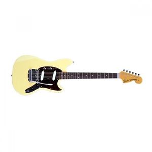 Fender Japan Exclusive Classic 70s Mustang Yellow White Electric Guitar From JP
