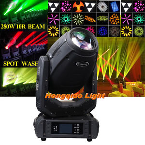 280W 10R Beam Spot Wash 3in1 Moving Head Light  Stage dj disco party Lights