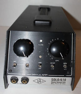 Universal Audio SOLO/610 Classic Tube Preamplifier & DI Box