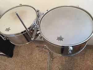 JCR Timbales 14" & 15" With Stand Handmade In The Bronx