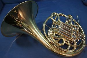 1959 Elkhart Conn 6D Double French Horn with Case and Mouthpiece