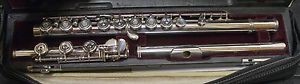 Yamaha YFL-784H Open Hole Pro Flute, In Line G, B Footjoint, Sterling Silver
