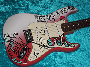 Fender Monterey Pop Strat Stratocaster Jimi Hendrix mim mexico vintage paint usa