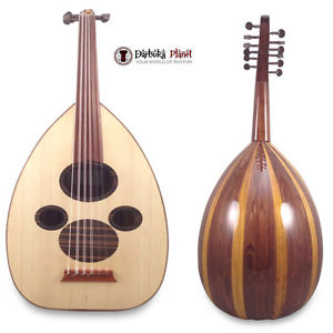 Professional Arabic Oud "The Arabian Nights" Cat#AU2-CI with Soft carry case