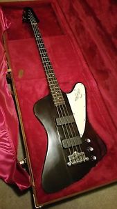 Gibson Thunderbird bass black USA made 4 string w/ original case chrome bridge