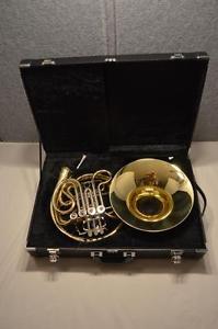 YAMAHA YHR-567D GEYER SERIES DOUBLE FRENCH HORN - DETACHABLE BELL - EX. PLAYER