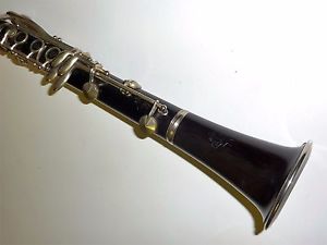 BEAUTIFUL VINTAGE G. LEBLANC III PARIS WOODEN Bb CLARINET wt BOOSEY MOUTHPIECE