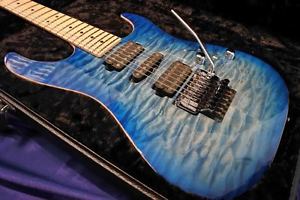 TOM ANDERSON Drop Top 7-String Electric Guitar Rare Jack's Blue Burst F/S Japan