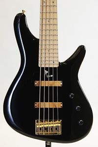 Sugi NB5M SL-ASH BLK/M Bass USED w/Gigcase FREE SHIPPING from Japan #R1291