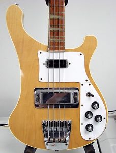 Vintage 1984 Rickenbacker 4003 Bass Guitar Natural MapleGlo Excellent!