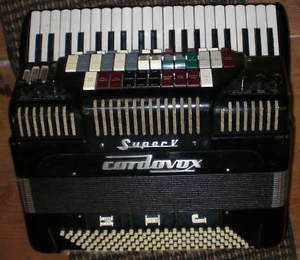 Vintage Super V Cordovox Accordion CG7M FOR RESTORATION