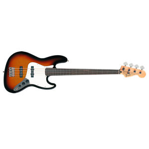 Fender Standard Jazz Bass Fretless Rosewood Brown Sunburst DEMO
