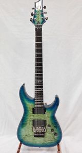SCHECTER Diamond Series Hellraiser Hybrid C-1 FR Aqua BlueBurst FREESHIPPING/123