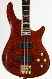 SCHECTER AD-C-4 Bass USED w/Softase FREE SHIPPING from Japan #R1288