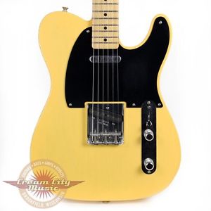 Fender Road Worn 50s Telecaster Electric Guitar Blonde Tex Mex Tele Demo Model