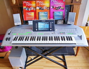 Yamaha Tyros 2 Keyboard Subwoofer Speakers Yamaha Books & CDs User Manual Stand