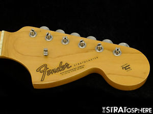 USA Fender Custom Shop 66 NOS Strat NECK & TUNERS American Nitro Finish Maple