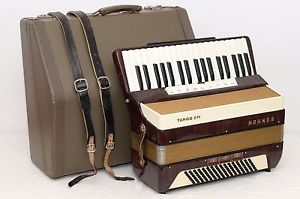 Hohner Tango II M 96 BASS ACCORDION/EXCELLENT CONDITION/DHL WORLD WIDE SHIPPING