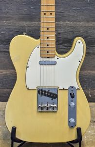 1968 Fender Telecaster Flame Maple Neck Blonde Electric Guitar w/ Case - #231653
