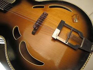 ♫ 1963 RODEBALD HOYER "BROADWAY"  !   vintage Archtop, Jazzgitarre
