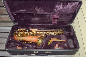 1934 Selmer Radio Improved Alto Sax NR auction, Ship WW, Listentomusic
