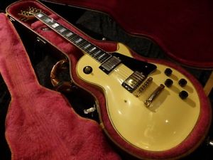 Gibson Les Paul Custom Mahogany Neck White Series Used Electric Guitar From JP
