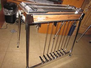 Mullen D10 Pedal Steel Guitar 8X5 with Case Great Cond!! $$ Reduced!