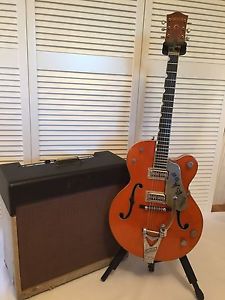 Gretsch 6120 vintage guitar Brian Setzer autograph 1959 / 1960 with cowboy case