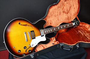 Epiphone Japan RIVIERA Orange Label Long Neck Tenon Made in Japan ES-335 w/HC