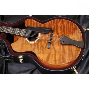 German Guitars Magnolia Flame Redwood w/hard case From JAPAN Free shipping #H116