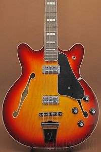 Fender Coronado Bass Aged Cherry Burst Used Bass Guitar from Japan #b95