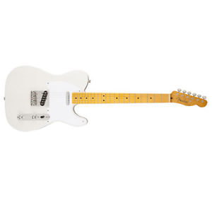 Fender Classic Series 50's Telecaster Guitar Maple w/Case White Blonde DEMO