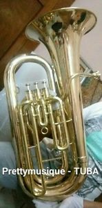 TUBA EB FLAT DIPLOMAT MODEL OF PURE BRASS MADE IN BRASS POLISH ( NEW YEAR OFFER)