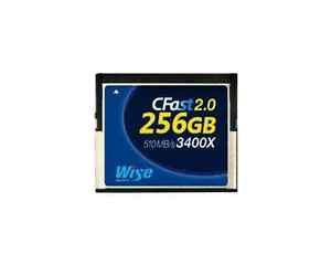 Wise CFast 2.0 256GB Memory Card 510MB/s 3400x - Brand New!