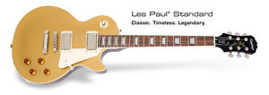 Epiphone Les Paul Standard (Metallic Gold)*NEW *Worldwide FAST Shipping by EMS