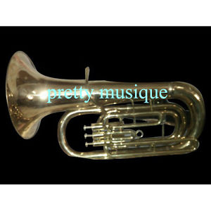 TUBA EB FLAT LARGEST MUSICAL INSTRUMENT OF BRASS BAND IN PURE BRASS POLISH