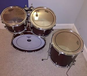 Yamaha Club Custom Drum Kit Dark Brown Great Sizes Not Made Anymore