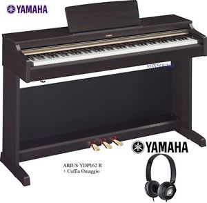YAMAHA ARIUS YDP162 R PIANO ELETTRICO PIANOFORTE 88 TASTI + CUFFIA OMAGGIO YDP