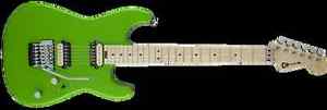 CHARVEL PRO-MOD SAN DIMAS STYLE 1 HH FR, MAPLE FNGRBRD, SLIME GREEN ELEC. GUITAR
