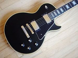1974 Gibson Les Paul Custom Black Beauty Vintage Electric Guitar Tarback Pickups