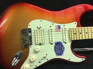 Fender American Deluxe Stratocaster Strat Sunset Metallic W/HSC