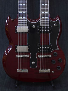 Epiphone G-1275 SG Double Neck Electric Guitar 12-String Red Free Shipping Japan