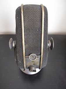 VINTAGE OLD ART DECO PHILIPS 9559 RIBBON MICROPHONE DUTCH RCA 44BX MID CENTURY