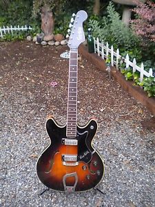 VINTAGE HAGSTROM VIKING 1965 TO 1968 MADE IN SWEDEN