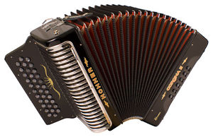 NEW Hohner CXFB Corona II Extreme Accordion Black FBbEb F Bb Eb 34 Button MM