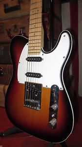 2007 Fender Nashville Telecaster Delxue Electric Guitar w/ Gigbag Upgraded Cool!